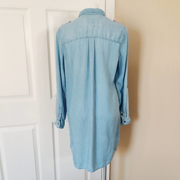 Chambray shirt dress - Picture 5 of 10